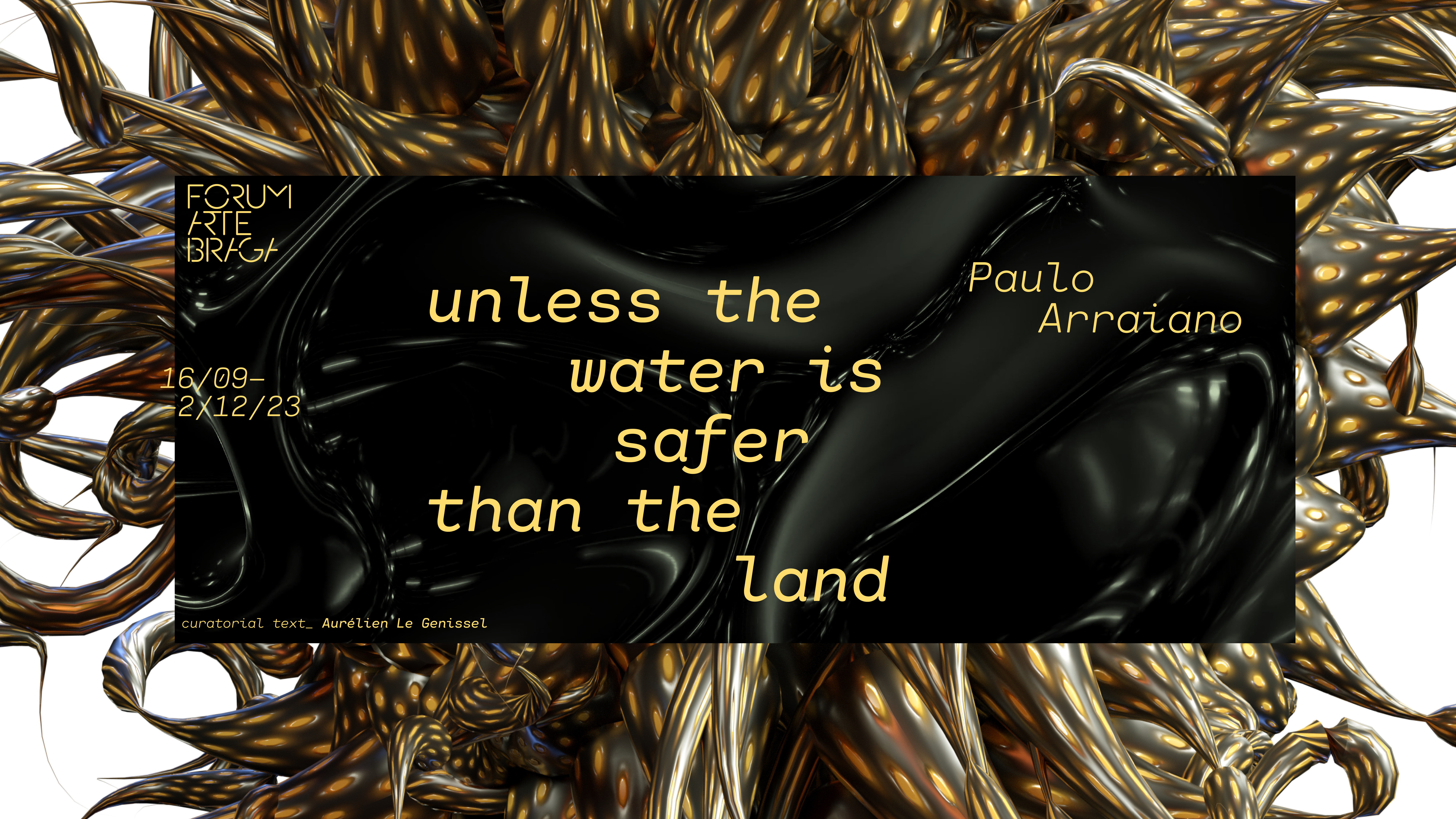 UNLESS THE WATER IS SAFER THAN THE LAND - Paulo Arraiano