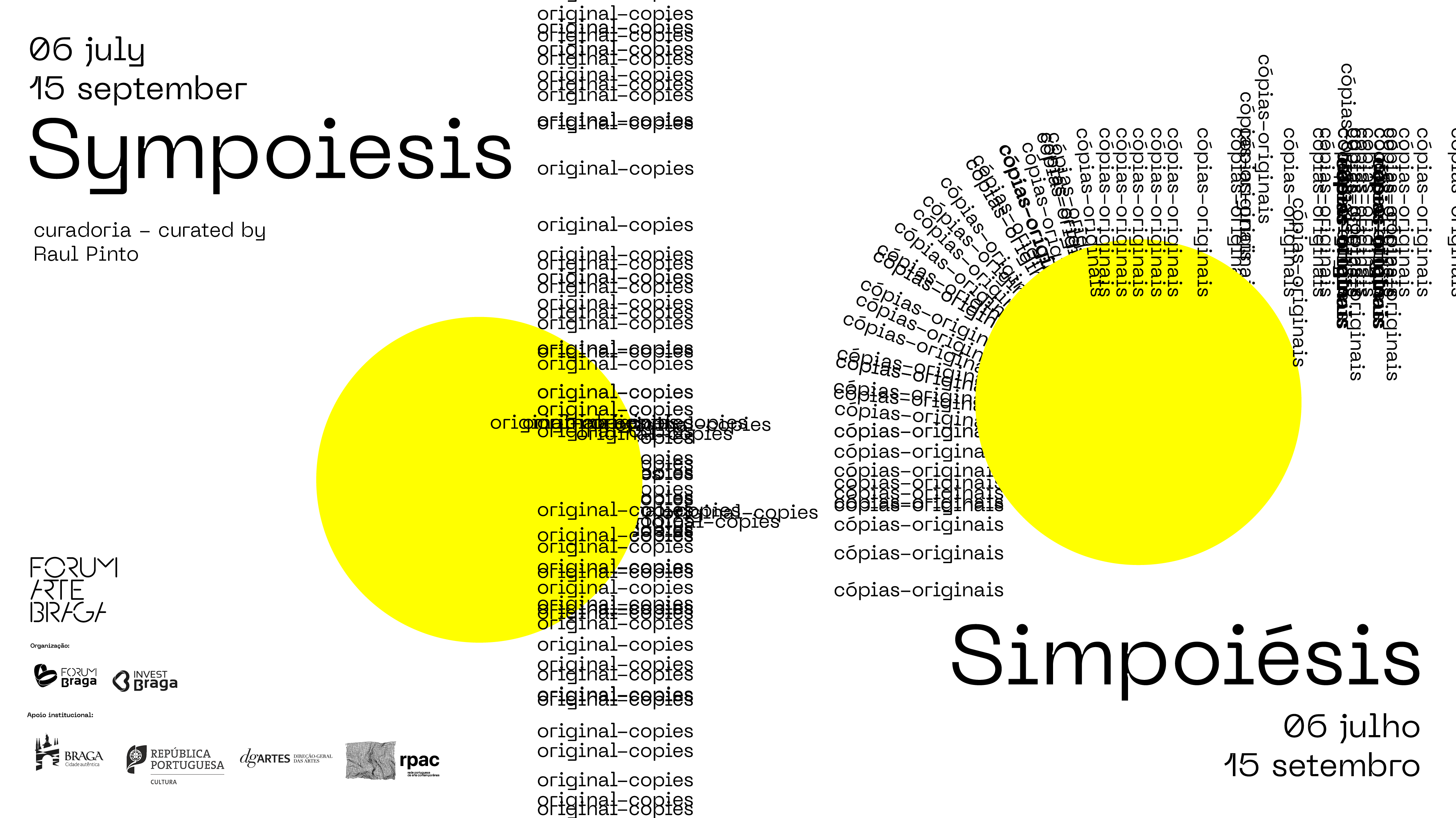 SYMPOIÉSIS: CÓPIAS-ORIGINAIS